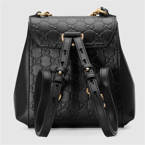 padlock gucci signature backpack